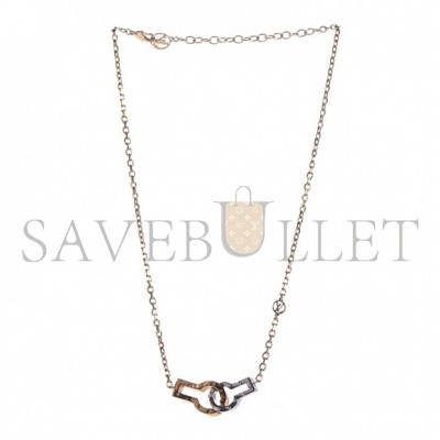 LOUIS VUITTON TWIN LOCKS SUPPLE NECKLACE M64887
